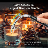 USB Rechargeable Electric Arc Lighter – Windproof • Flameless • Safe