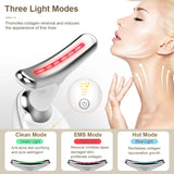 3-in-1 LED Sonic Vibration Neck & Face Lifting Device | Anti-Wrinkle Massager
