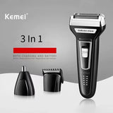 Kemei Rechargeable Electric Shaver – Smooth & Comfortable Grooming | Savo.pk